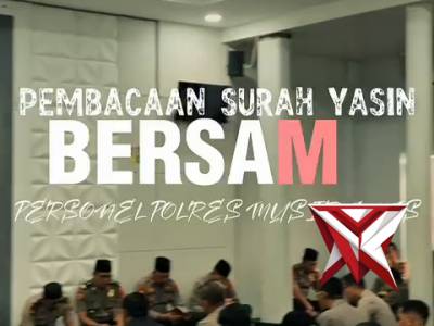 PERSONIL POLRES MUSI RAWAAS MELAKSAKAN GIAT BINROHTAL DI MASJID PORES MUSI RAWAS