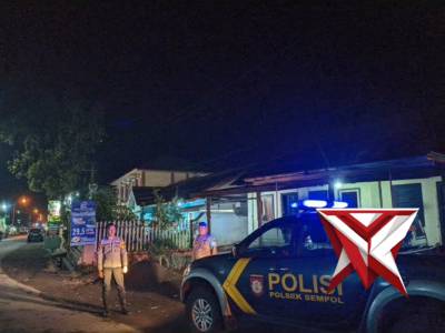 Patroli Bluelight Polsek Sempol Jaga Malam Tetap Aman