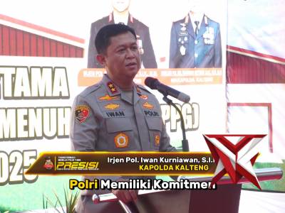 Peletakan Batu SPP MBG POLDA KALTENG