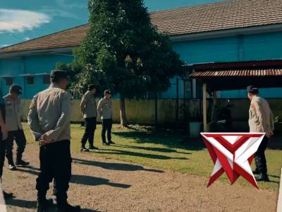 Apel pagi personil Polsek Pampangan