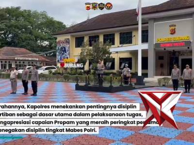 Kegiatan Apel Jam Pimpinan Personel Polres Subang - PoliceTube