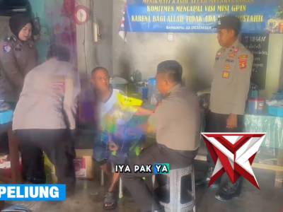 GIAT BAKSOS POLSEK BP PELIUNG - PoliceTube
