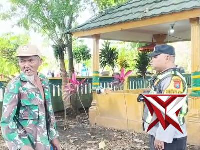 Aiptu Hendry Silva dialogis dengan warga binaan