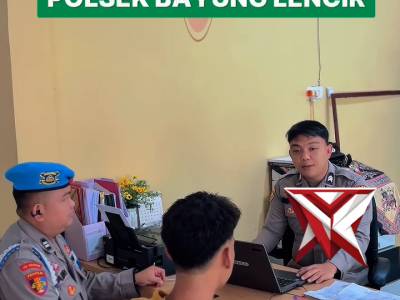 Spkt polsek bayung lencir berikan pelayanan kepada masyarakat dengan 3S (senyum,sapa,salam)?????