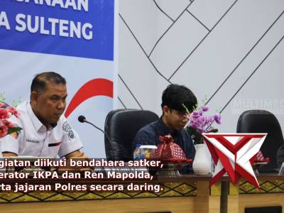 Polda Sulawesi Tengah melalui Bidkeu menggelar analisa dan evaluasi IKPA serta sosialisasi - PoliceTube