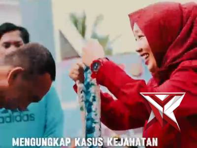 Suasana haru dan bahagia mewarnai Lapangan Gedung Presisi