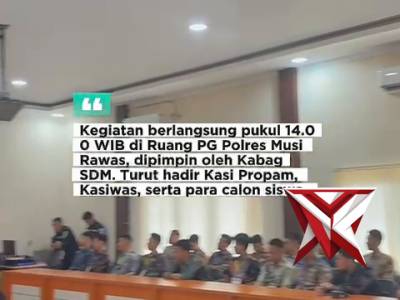 Kapolda Sumsel IJP Sandi Nugroho: Polres Musi Rawas Ikuti Zoom Pakta Integritas Polri 2026