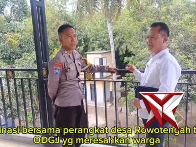 Patroli Harkamtibmas dialogis warga Desa Gelang,Giat turlalin simpang empat Sadengan Ds.rowotengah