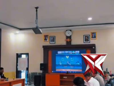 Kapolres Musi Rawas Ikuti Zoom meeting Anev Sitkamtibmas  Dipimpin Kapolri