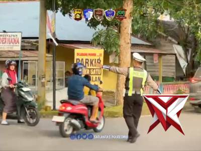 Giat Pengaturan Lalu Lintas Satlantas Polres Musi Banyuasin?? - PoliceTube