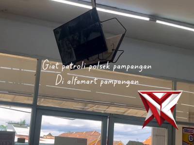 Kegiatan personil polsek pampangan polres oki hadir