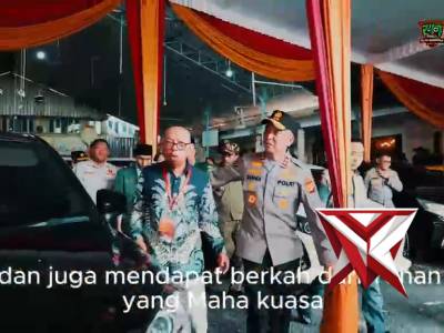 Kapolda Sumatera Selatan Irjen Pol Sandi Nugroho meninjau langsung pengamanan puncak perayaan Paskah