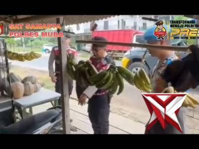 Giat Berbagi Sat Samapta Polres Musi Banyuasin - PoliceTube