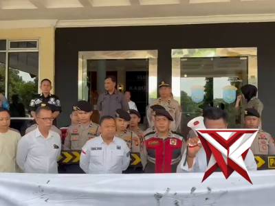 GIAT PENGAMANAN UNRAS DI KANTOR DPRD KAYUAGUNG