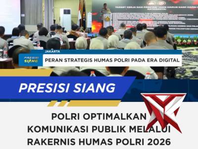 Rapat Kerja Teknis (Rakernis) Humas Polri Tahun Anggaran 2026 resmi digelar pada 14-15 April 2026
