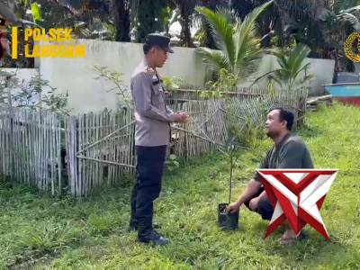 Himbauan Tentang Larangan Membakar Hutan Oleh Personil Polsek Langgam - PoliceTube