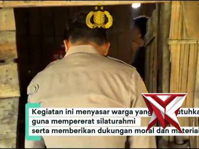 Giat Jumat Berkah, Polsek Gelumbang Salurkan Bansos kepada Masyarakat