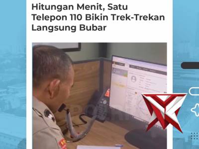 Respon cepat ditunjukkan personel piket gabungan Pamapta Polres Karangasem saat menindaklanjuti.