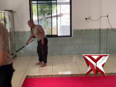 @Polsek Tugumulyo melakukan giat kurve di Masjid Al-Yaqin Desa A. Widodo