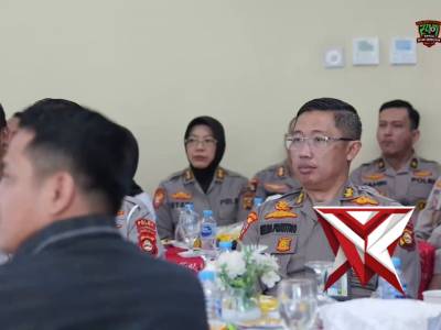 Kapolda Sumsel IJP. Sandi Nugroho memberikan penegasan bahwa masy adalah juragan bagin angg