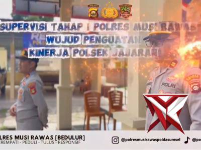 Supervisi Tahap I Polres Musi Rawas: Wujud Penguatan Kinerja Polsek Jajaran
