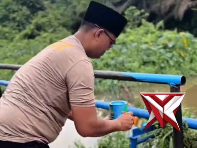 Polsek Bayung Lencir Revitalisasi Jembatan .