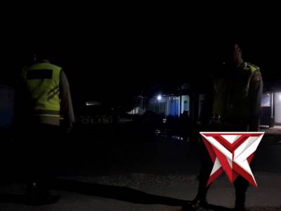 anggota polsek melakukan patroli rutin di wilkum  kecamatan madang suku I