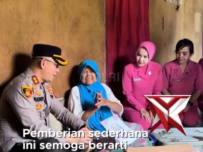 Kapolres Seruyan dan Bhayangkari Cabang Seruyan memberikan bantuan untuk warga membutuhkan - PoliceTube