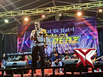 Bhabinkamtibmas amankan giat Halal bi Halal warga desa binaan