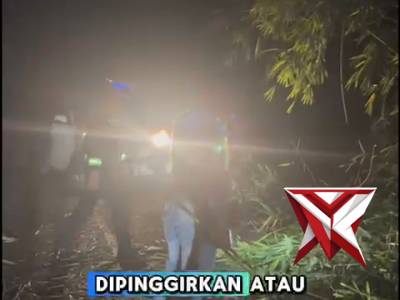Gerak Cepat Polres Musi Rawas Tangani Pohon Tumbang di Jalan Nasional