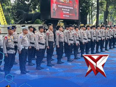 Tergelar Rutin Apel Pagi Personil Polres Subang