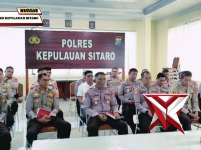 Wakil Kepala Kepolisian Resor (Waka Polres) Noldi Harimu memimpin langsung rapat Analisa dan Evaluas - PoliceTube