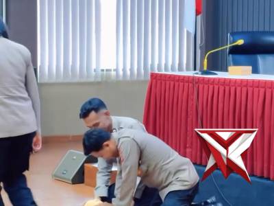 Pelatihan Bantuan Hidup Dasar Personil Polres Kulonprogo