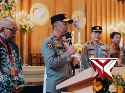 Kapolda Sumatera Selatan Hadiri Perayaan Hari Paskah