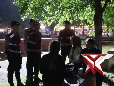 Kapolres Majalengka Pimpin Patroli KRYD Gabungan, Jaga Kondusivitas Wilayah di Akhir Pekan