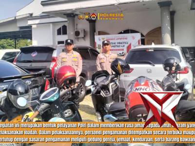 *Polresta Bengkulu dan jajaran serta Polda Bengkulu Sukses Amankan Rangkaian Ibadah Jumat Agung 2026