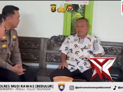 Kapolda Sumsel IJP DR. SANDI NUGROHO-Kapolres Musi Rawas-Sat Binmas Jalin Silahturahmi dengan