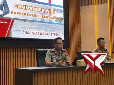 Arahan Kapolres Muba kepada para Bhabinkamtibmas - PoliceTube