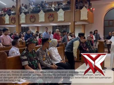 Kapolres Garut dan Forkopimda Pastikan Natal 2025 Aman dan Kondusif - PoliceTube