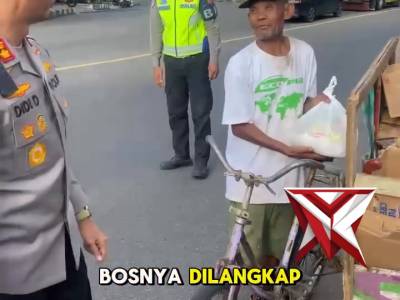 Momen Ketika Kapolres Ketemu Pa Wardi Di Jalan