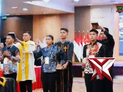 Penandatanganan pakta integritas Penerimaan Terpadu Anggota Polri TA 2026.