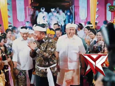 Kapolda Sumsel Irjen Pol. Dr. Sandi Nugroho menghadiri perayaan Dharma Santi Hari Suci Nyepi
