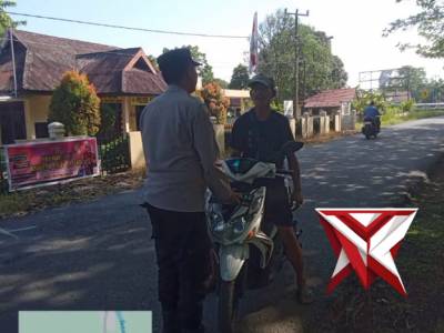 Samapta Polsek Jejawi melaksanakan Giat KRYD rutin