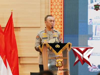 Kapolda Sumsel buka pelatihan penggunaan kekuatan dan HAM di Gedung Presisi