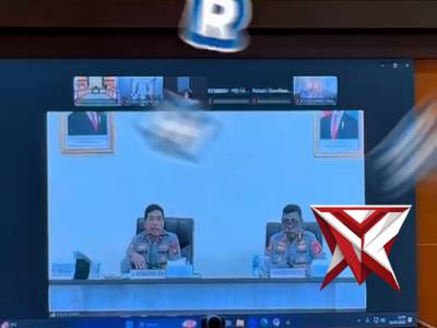 Kegiatan zoom meting bapak kapolres musi rawas dengan bapak wakapolda sumsel