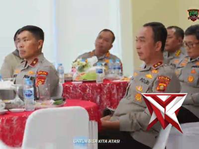Kapolda Sumsel IJP. Sandi Nugroho memberikan penegasan bahwa masy adalah juragan bagi anggota Polri