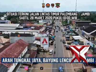 Situasi terkini jalan lintas timur palembang jambi
