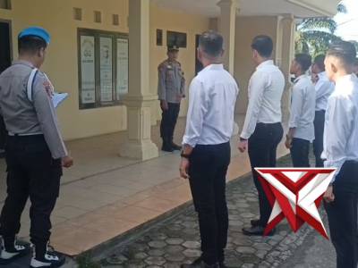 Apel serah terima dan pengecekan oleh si propam polres ogan ilir - PoliceTube