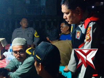 Anggota polsek buay runjung melaksanakan kegiatan Sambang dan patroli