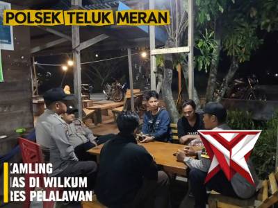 Pengecekan Pos Kamling di Wilkum Teluk Meranti